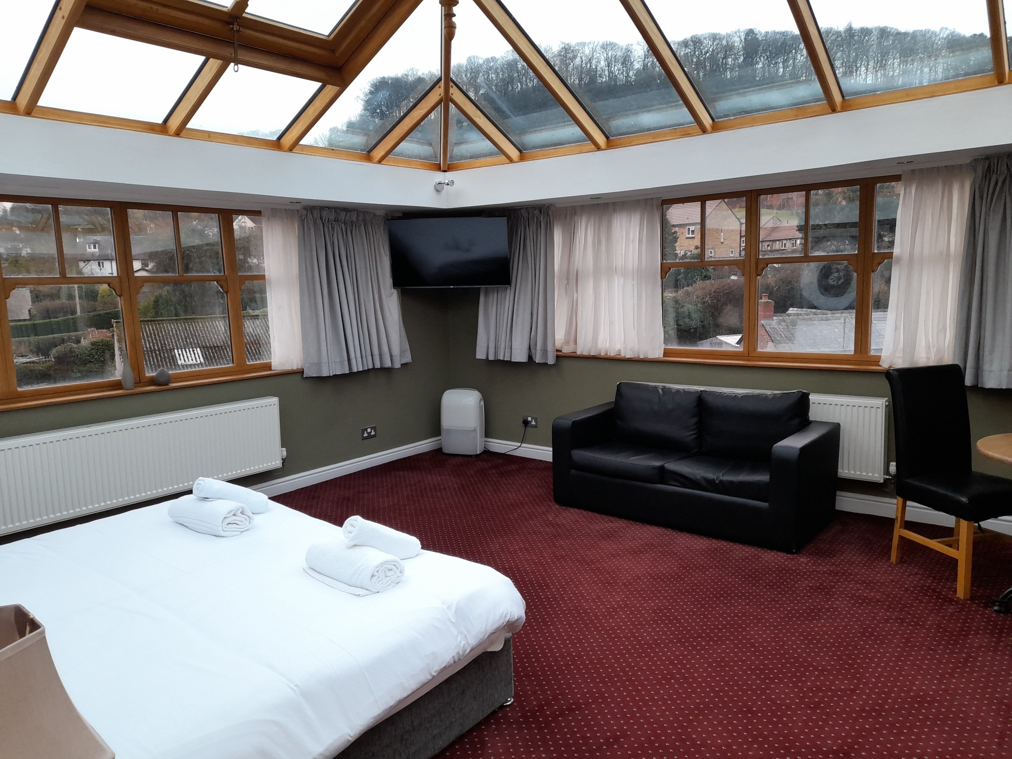 A comfortable and stylish bedroom at The Knighton Hotel